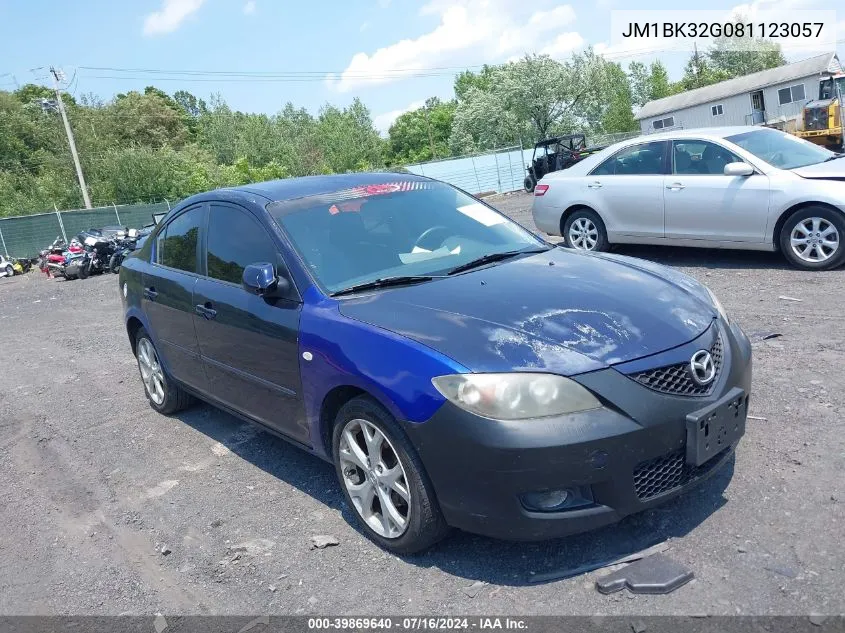 JM1BK32G081123057 2008 Mazda Mazda3 I Touring Value