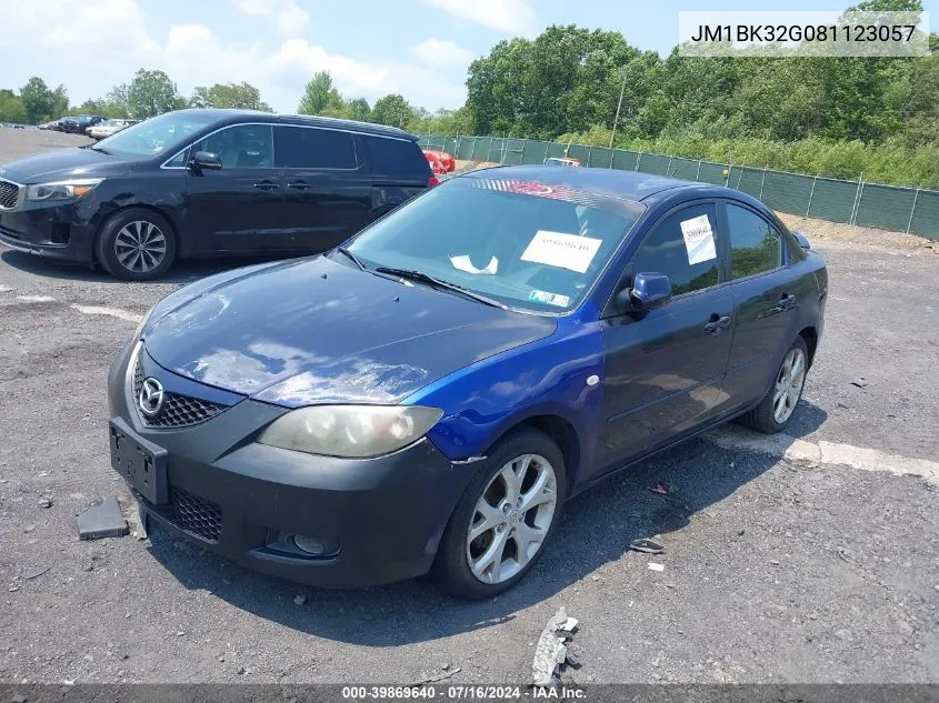 2008 Mazda Mazda3 I Touring Value VIN: JM1BK32G081123057 Lot: 39869640