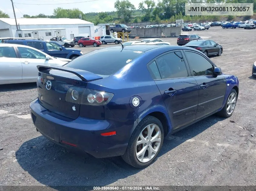 2008 Mazda Mazda3 I Touring Value VIN: JM1BK32G081123057 Lot: 39869640