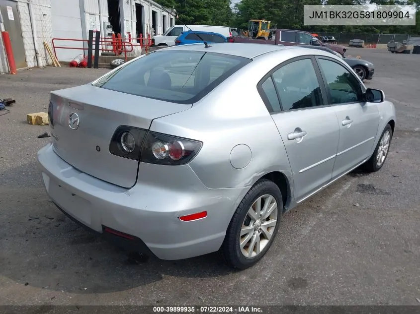 JM1BK32G581809904 2008 Mazda Mazda3 I