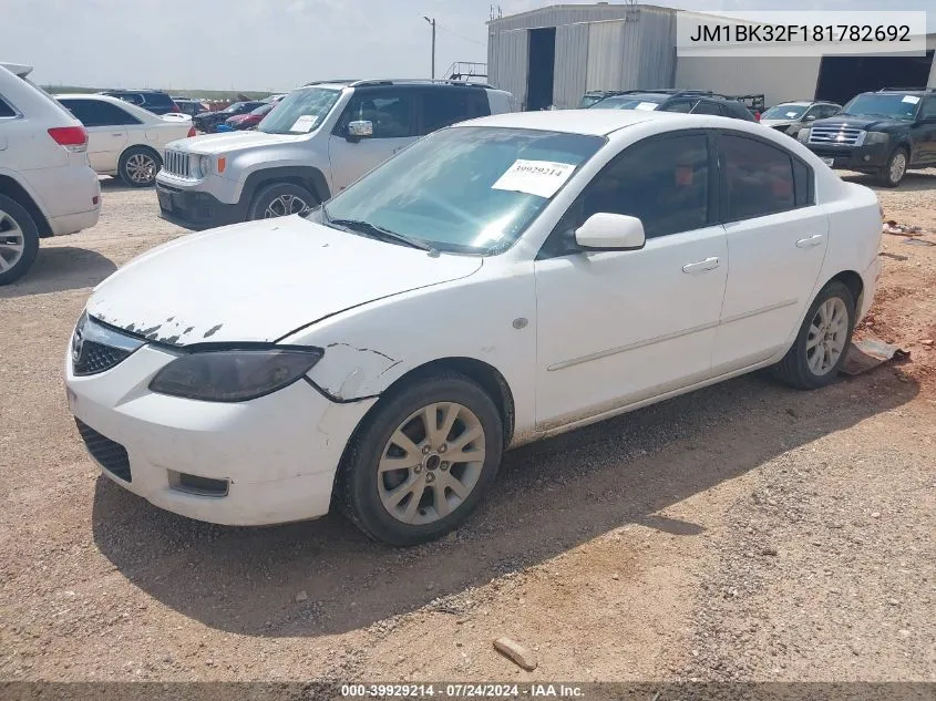 JM1BK32F181782692 2008 Mazda Mazda3 I