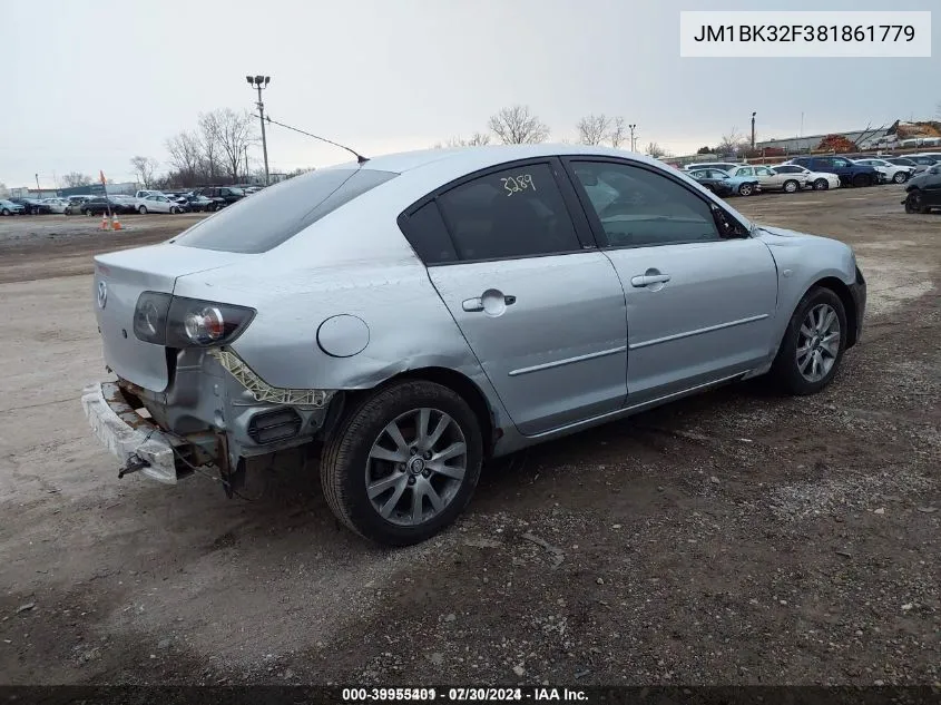 JM1BK32F381861779 2008 Mazda Mazda3 I