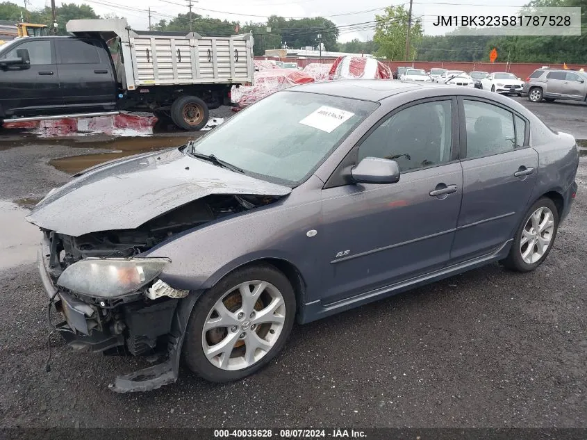 JM1BK323581787528 2008 Mazda Mazda3 S Touring