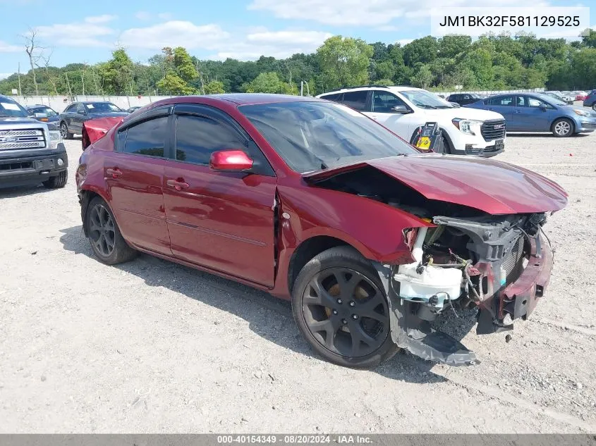 JM1BK32F581129525 2008 Mazda Mazda3 I Touring Value