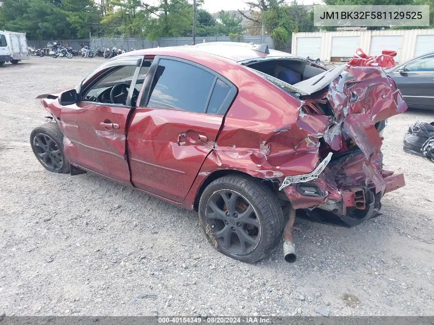 JM1BK32F581129525 2008 Mazda Mazda3 I Touring Value