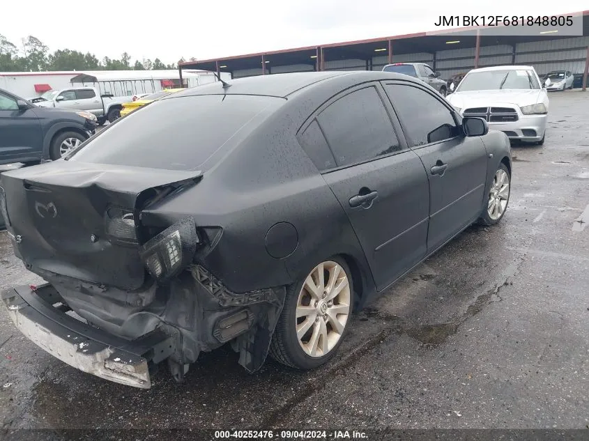 JM1BK12F681848805 2008 Mazda Mazda3 I