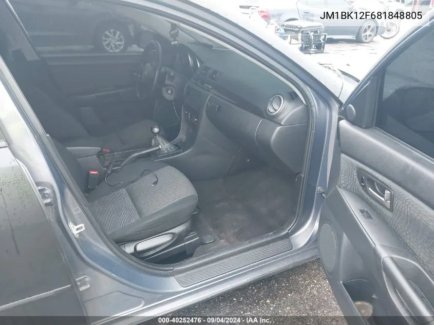 JM1BK12F681848805 2008 Mazda Mazda3 I