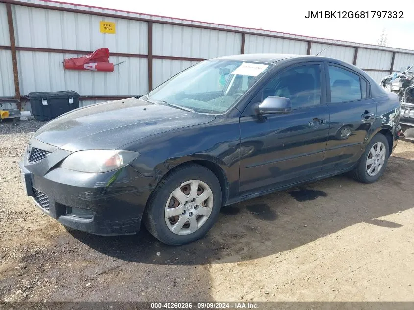 JM1BK12G681797332 2008 Mazda Mazda3 I Sport