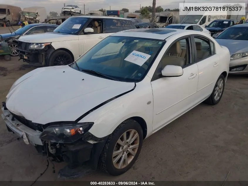 JM1BK32G781875337 2008 Mazda Mazda3 I