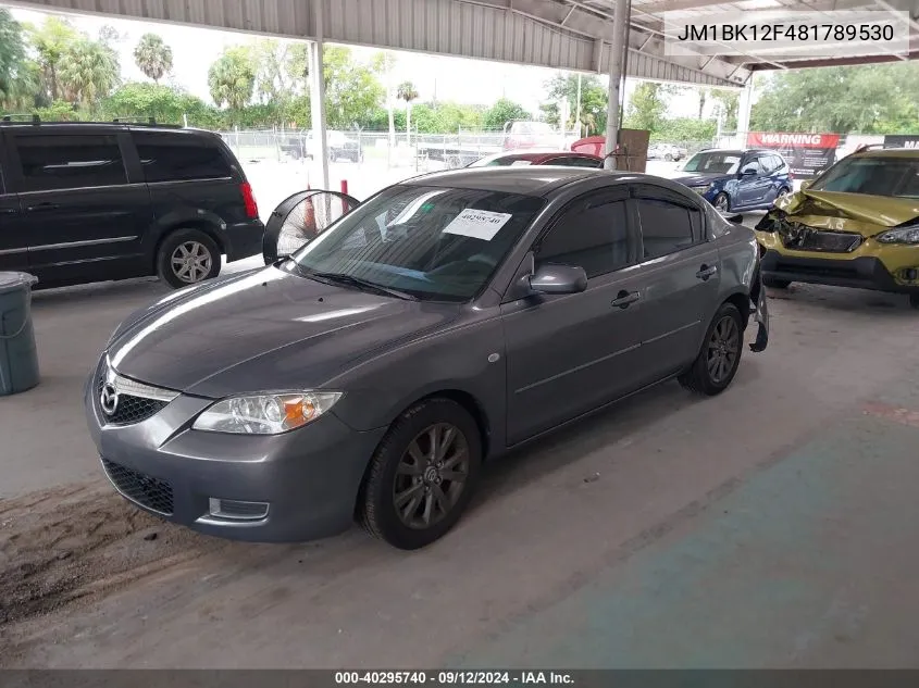 JM1BK12F481789530 2008 Mazda Mazda3 I