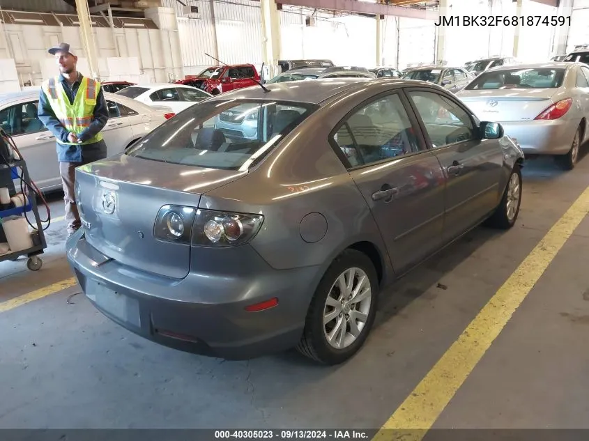 JM1BK32F681874591 2008 Mazda 3 I