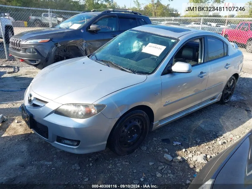 JM1BK323481107246 2008 Mazda 3 S