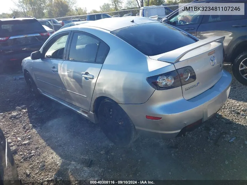 JM1BK323481107246 2008 Mazda 3 S