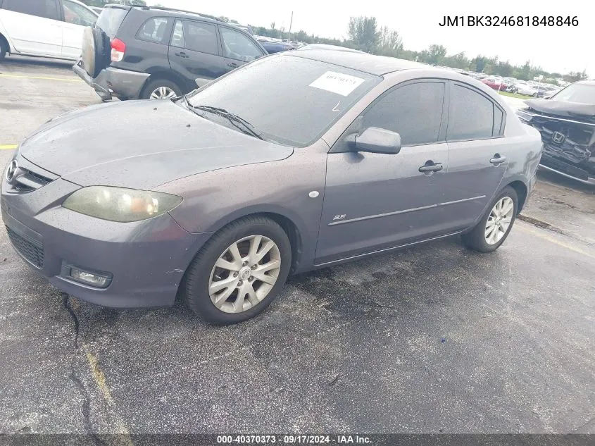 JM1BK324681848846 2008 Mazda Mazda3 S Sport