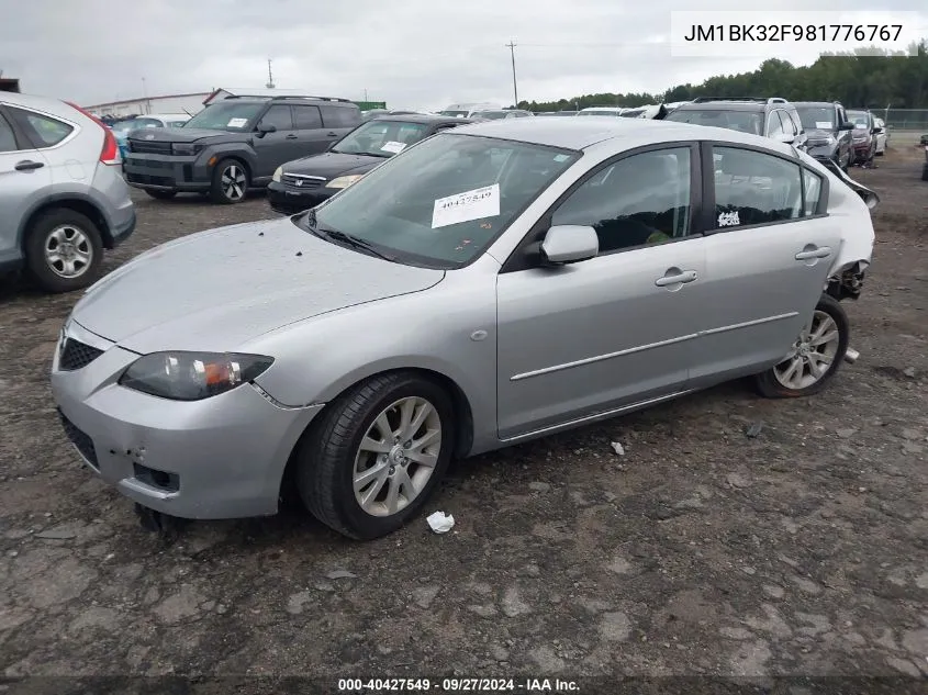 2008 Mazda Mazda3 I VIN: JM1BK32F981776767 Lot: 40427549