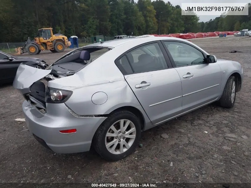 2008 Mazda Mazda3 I VIN: JM1BK32F981776767 Lot: 40427549