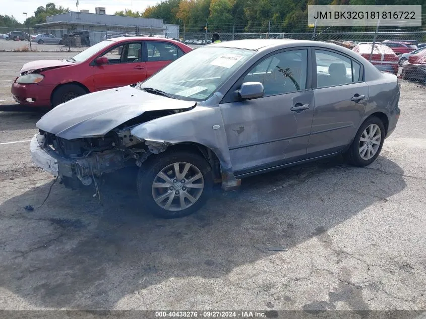 JM1BK32G181816722 2008 Mazda Mazda3 I