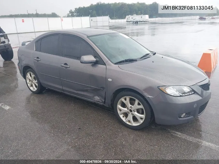 2008 Mazda Mazda3 I Touring Value VIN: JM1BK32F081133045 Lot: 40478836