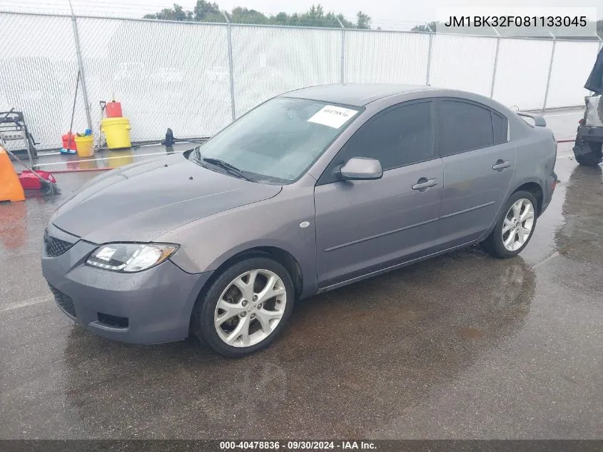 JM1BK32F081133045 2008 Mazda Mazda3 I Touring Value