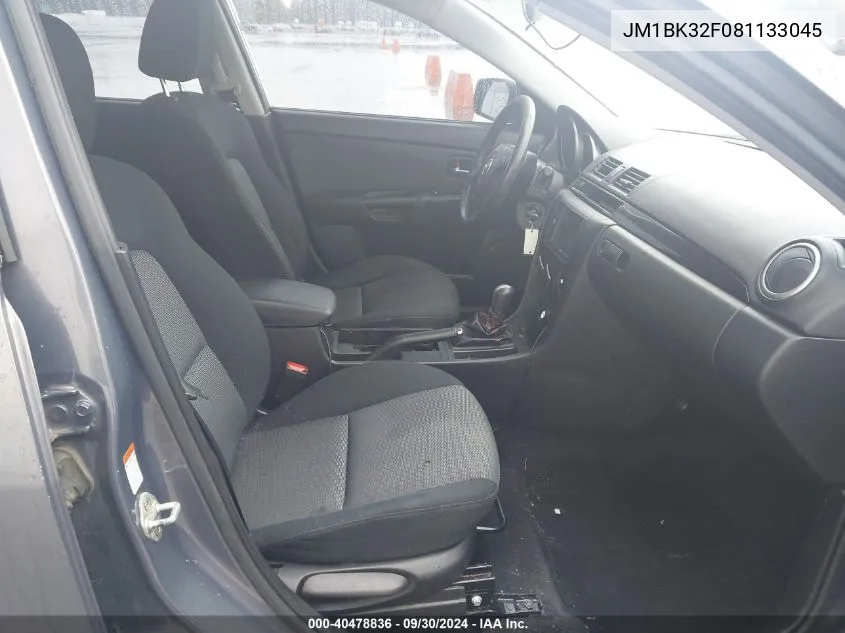 JM1BK32F081133045 2008 Mazda Mazda3 I Touring Value