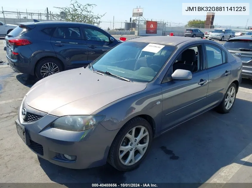 JM1BK32G881141225 2008 Mazda Mazda3 I Touring Value