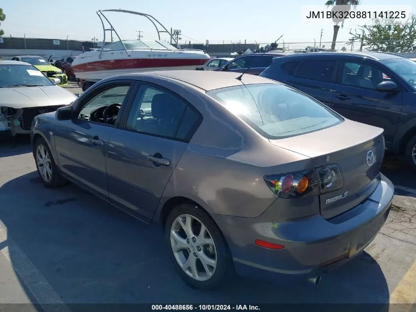 JM1BK32G881141225 2008 Mazda Mazda3 I Touring Value