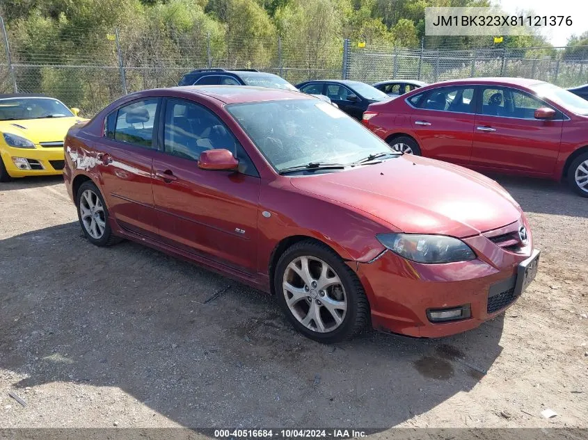 2008 Mazda Mazda3 S Touring VIN: JM1BK323X81121376 Lot: 40516684