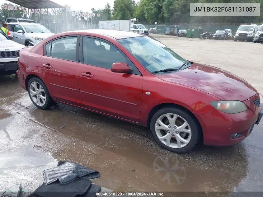 2008 Mazda Mazda3 I Touring Value VIN: JM1BK32F681131087 Lot: 40518229