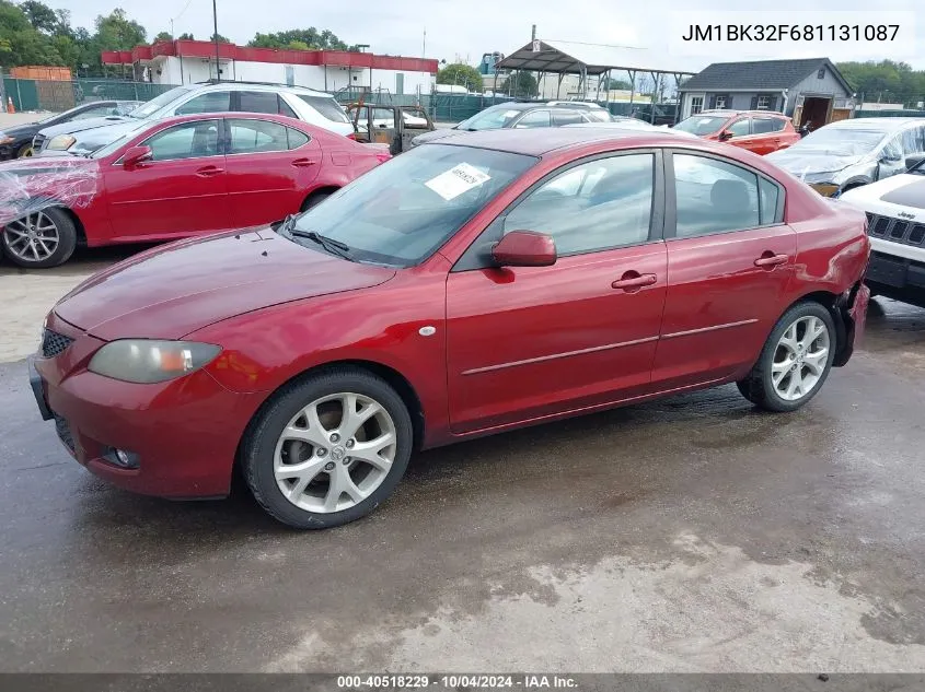 2008 Mazda Mazda3 I Touring Value VIN: JM1BK32F681131087 Lot: 40518229