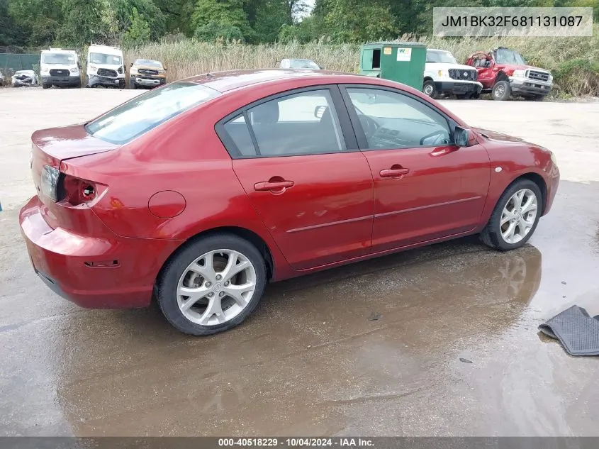 JM1BK32F681131087 2008 Mazda Mazda3 I Touring Value