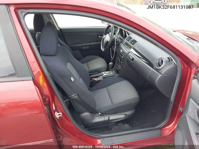 JM1BK32F681131087 2008 Mazda Mazda3 I Touring Value