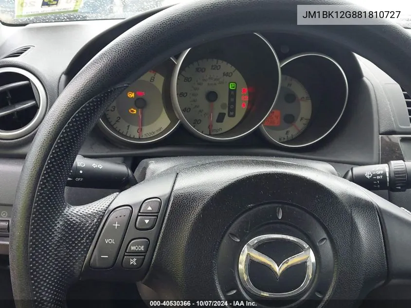 JM1BK12G881810727 2008 Mazda 3 I