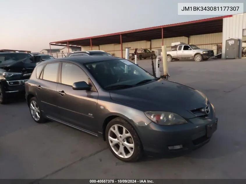 JM1BK343081177307 2008 Mazda 3 Hatchback