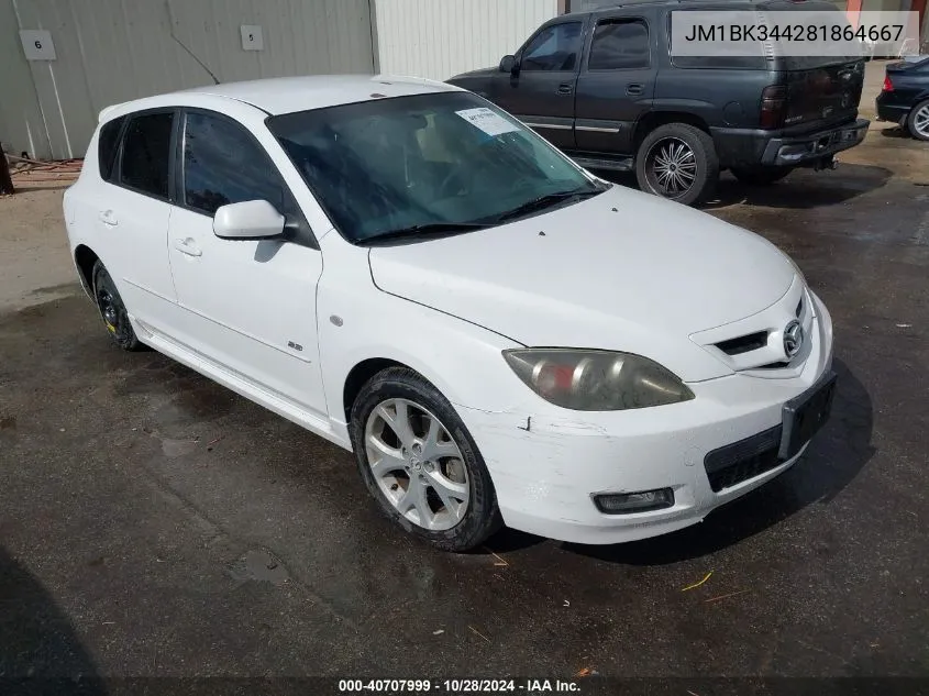 JM1BK344281864667 2008 Mazda Mazda3 S Sport