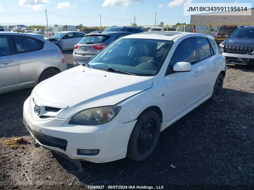 JM1BK343991195614 2009 Mazda Mazda3