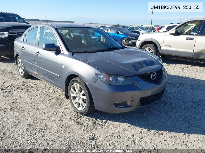 JM1BK32F991250155 2009 Mazda Mazda3