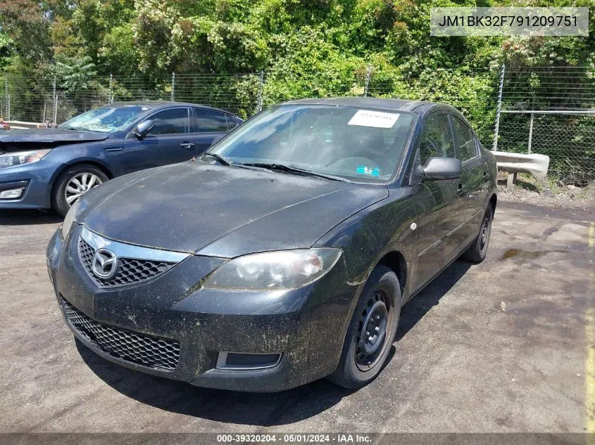 JM1BK32F791209751 2009 Mazda Mazda3 I Sport