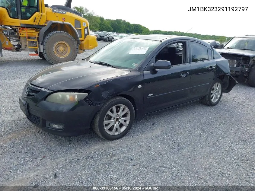 2009 Mazda Mazda3 S Sport VIN: JM1BK323291192797 Lot: 39368156