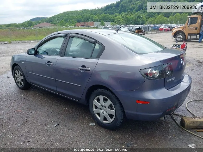 JM1BK32F291208930 2009 Mazda Mazda3