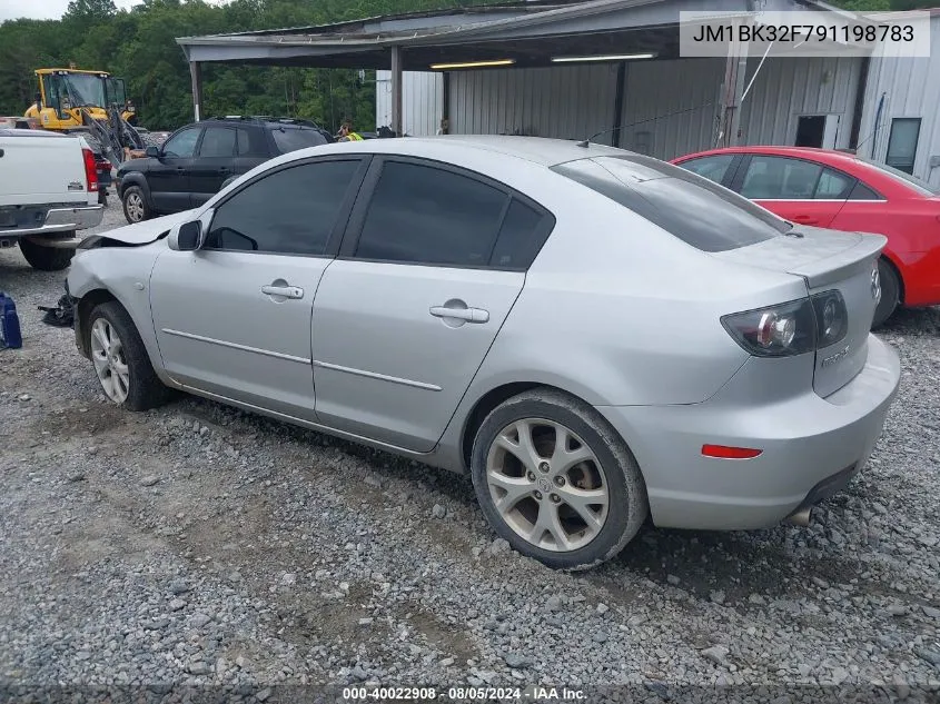 2009 Mazda Mazda3 I VIN: JM1BK32F791198783 Lot: 40022908