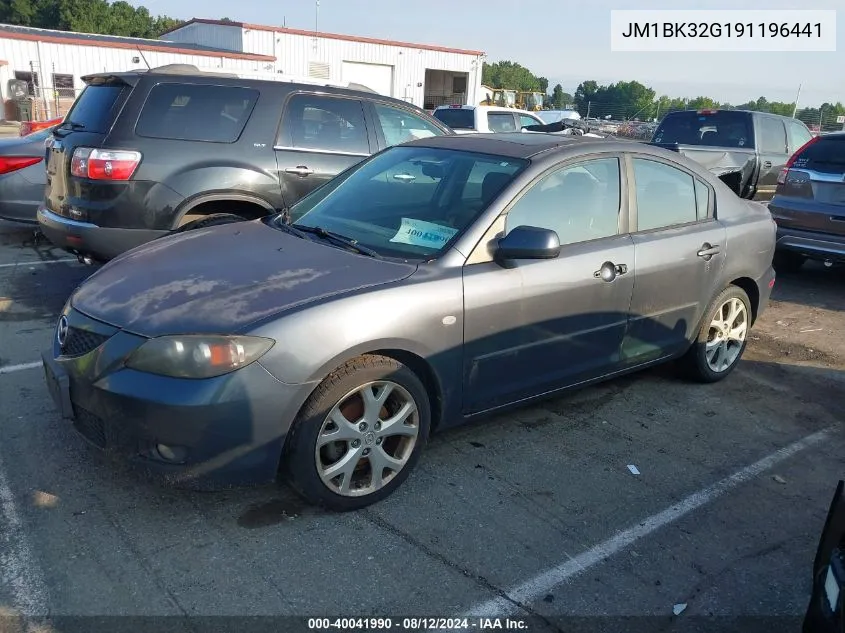 2009 Mazda Mazda3 I VIN: JM1BK32G191196441 Lot: 40041990