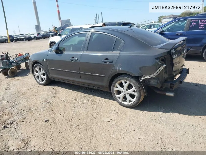 2009 Mazda Mazda3 I VIN: JM1BK32F891217972 Lot: 40175027