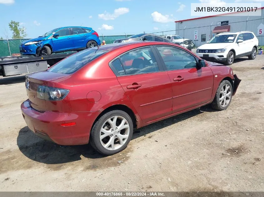 JM1BK32G491201017 2009 Mazda Mazda3 I