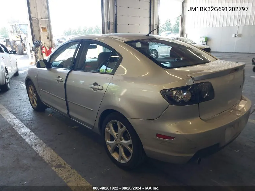 2009 Mazda Mazda3 I VIN: JM1BK32G691202797 Lot: 40201922