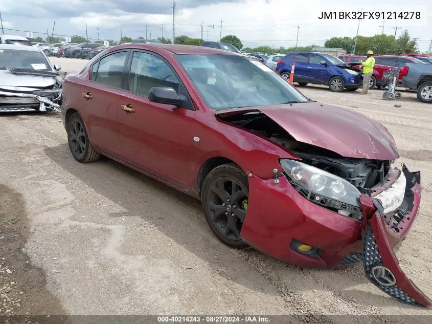 JM1BK32FX91214278 2009 Mazda Mazda3 I