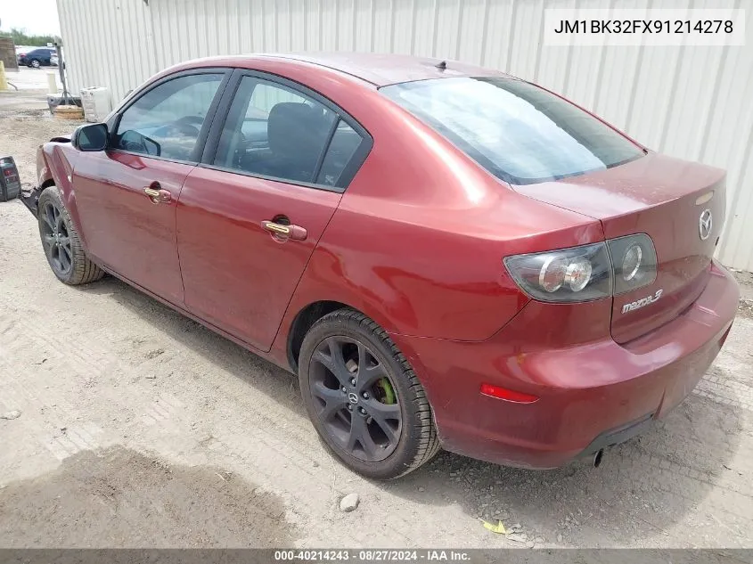 JM1BK32FX91214278 2009 Mazda Mazda3 I