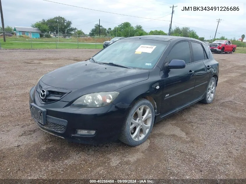 JM1BK343491226686 2009 Mazda Mazda3 S Sport