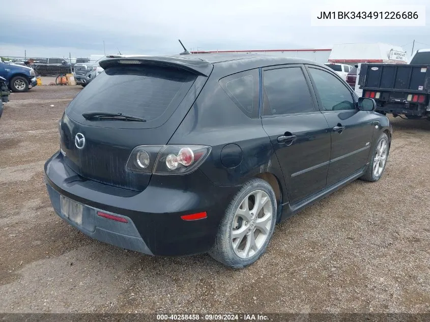 JM1BK343491226686 2009 Mazda Mazda3 S Sport