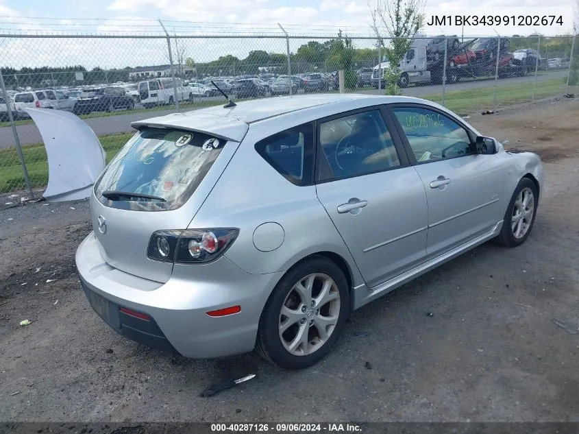 2009 Mazda Mazda3 S Touring VIN: JM1BK343991202674 Lot: 40287126