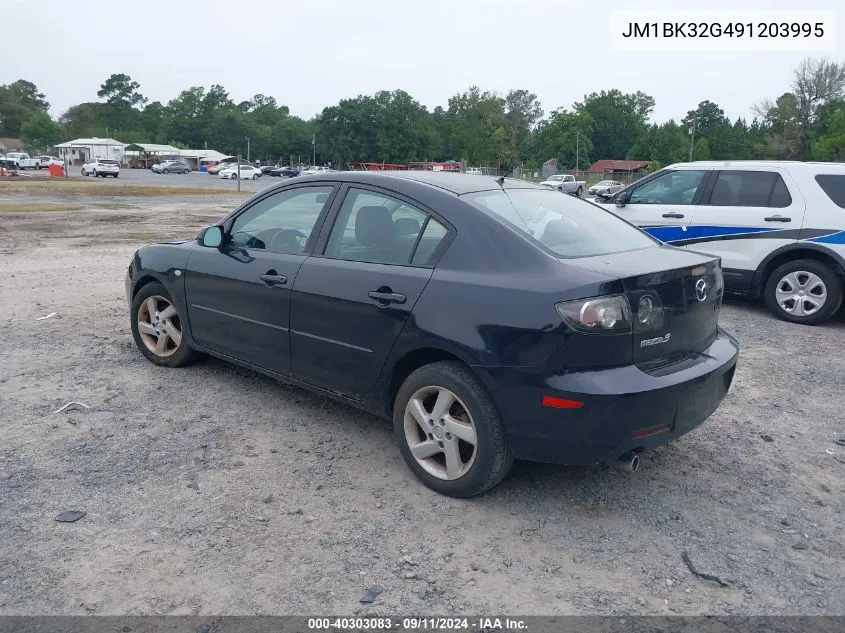 2009 Mazda Mazda3 I Sport VIN: JM1BK32G491203995 Lot: 40303083